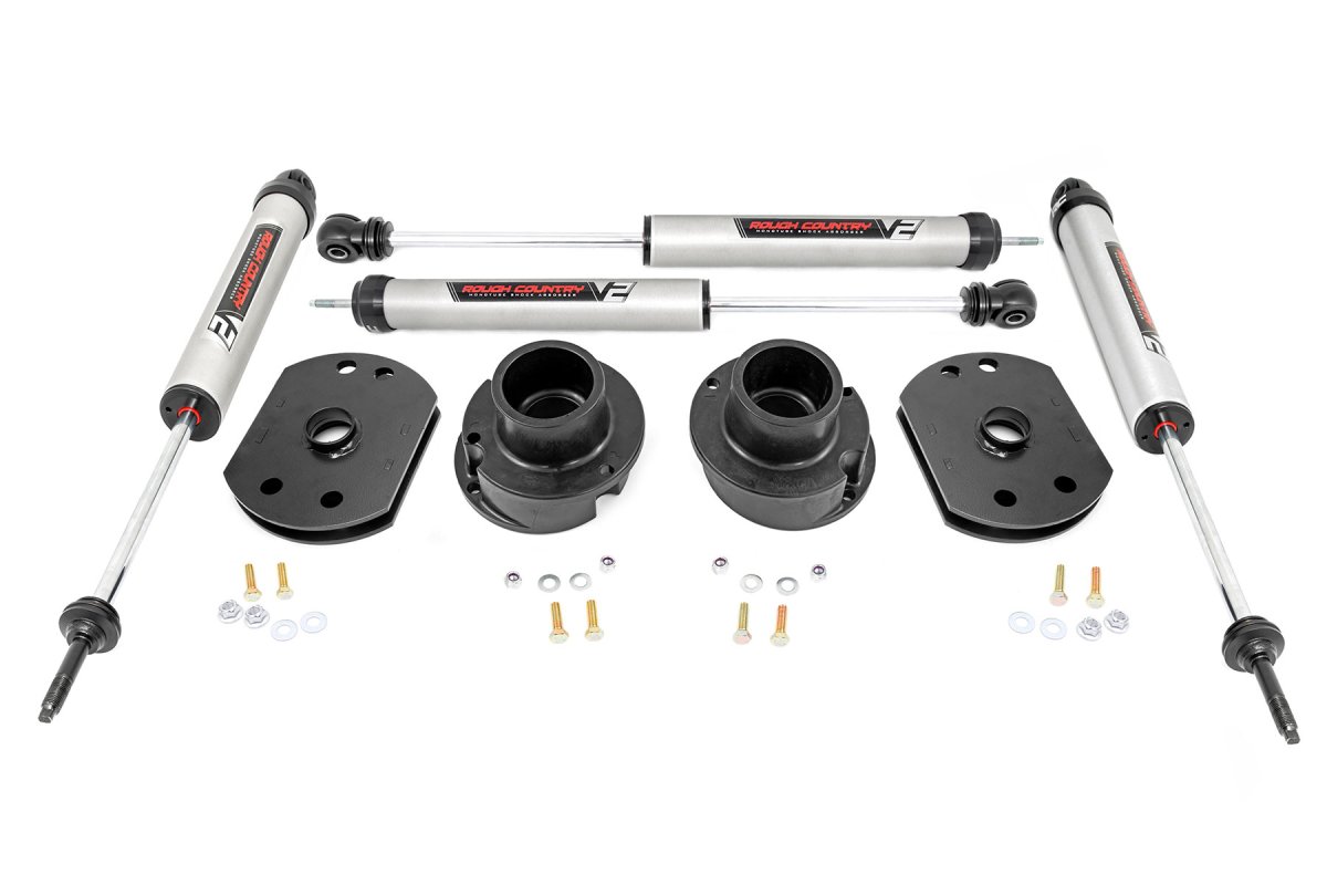 Ram 2500 Suspension Lift Kit - Front - Rough Country - V2 - '14-'25